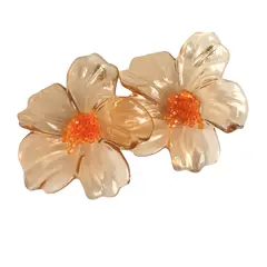 VC ACCESORIOS - Aros Flor Aurora - Acrilico