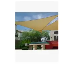 GENERICO - Toldo Sombra 5x5x5m Anti UV Triangular