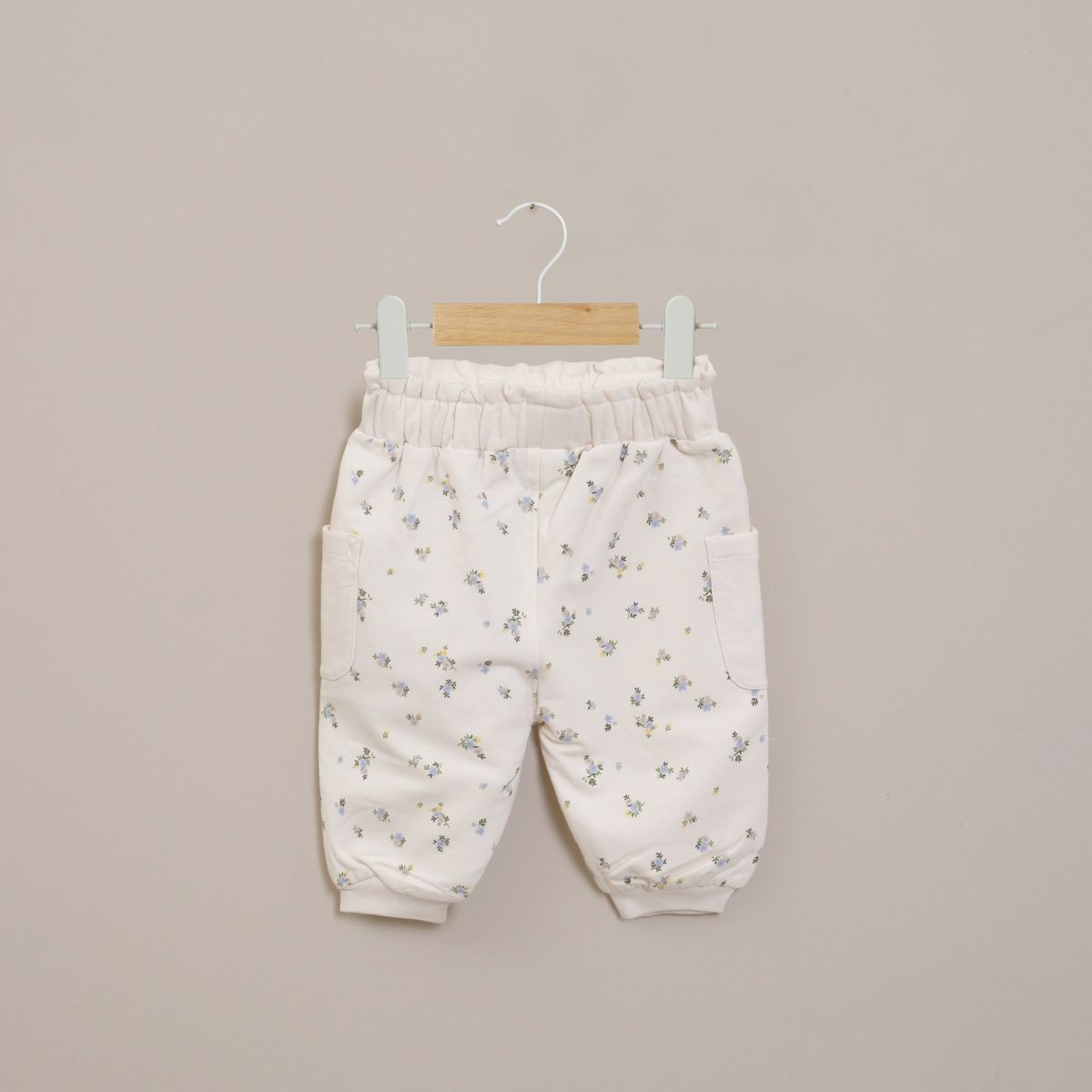 OPALINE - Pantalon Buzo Bebe Niña Crema