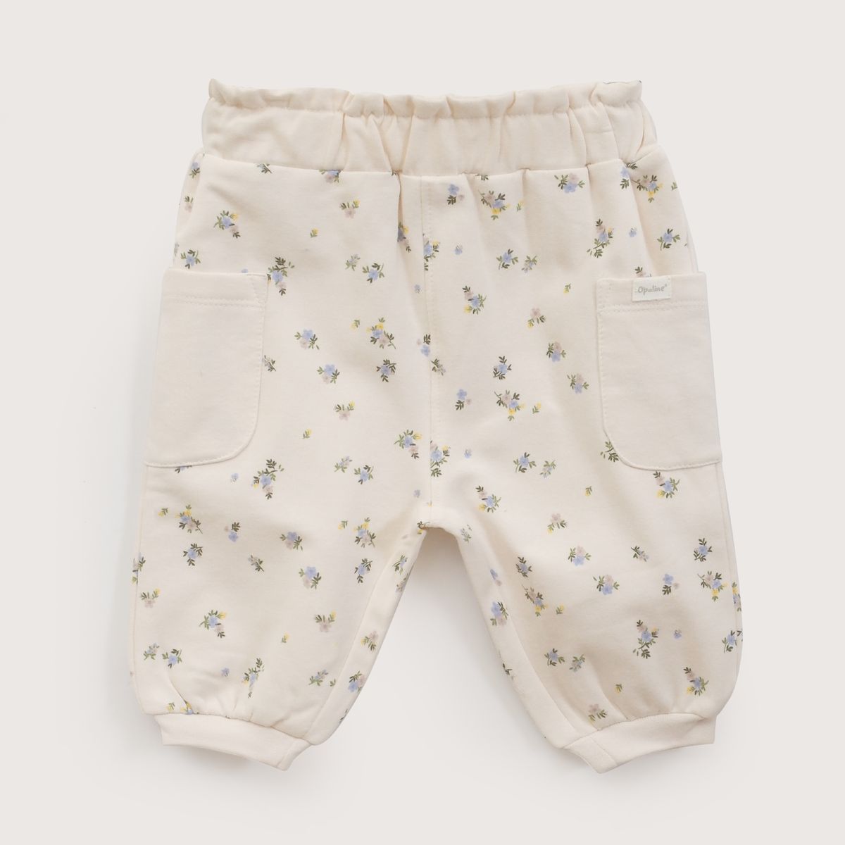 OPALINE - Pantalon Buzo Bebe Niña Crema