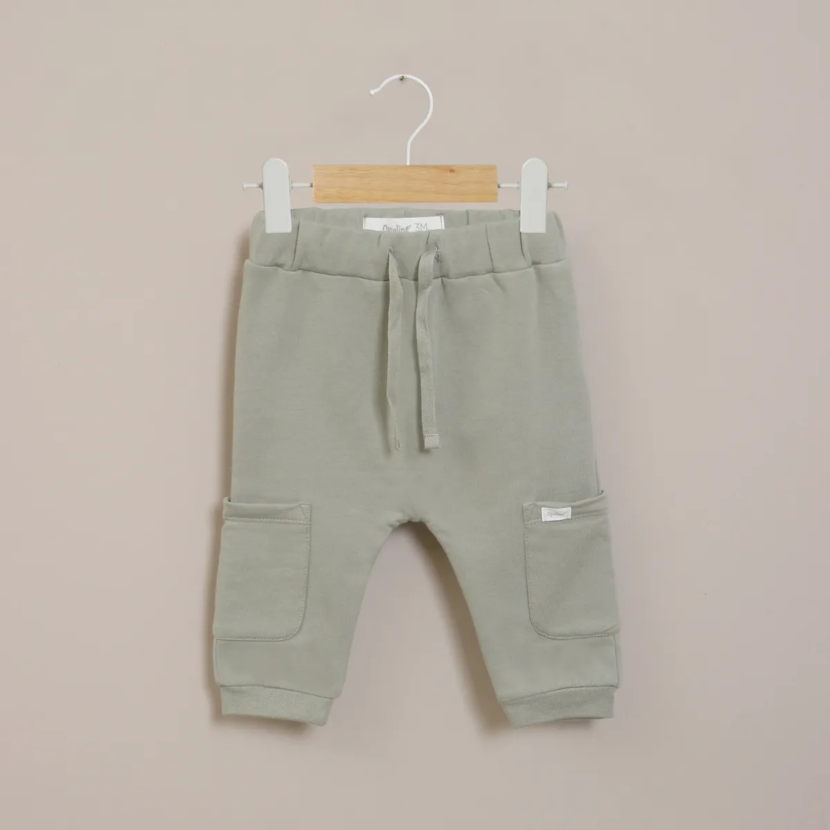 OPALINE - Pantalon Buzo Bebe Niño Verde