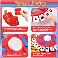 OFERTABKN - Basta Juego De Mesa En Español Basta Familiar Niños Fiesta