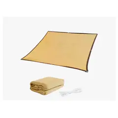 GENERICO - Toldo Vela Sombra 45 Mts Rectangular Malla Raschel