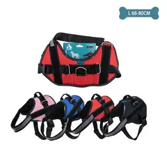 GENERICO - Arnés S11 para mascotas talla L 18-30kg 68-80cm Color Rosado