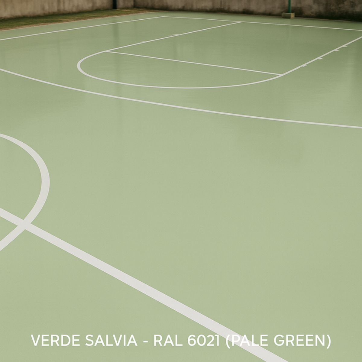 EPOXY - PINTURA ALTO TRAFICO - ESMALTE PISOS CANCHASPU 1K BASE AGUA - TINETA 10L VERDE SALVIA