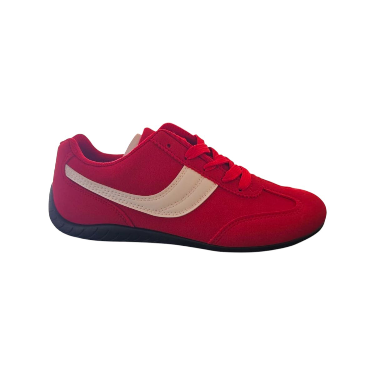 HERIEL - Zapatilla Roja Baja Mujer