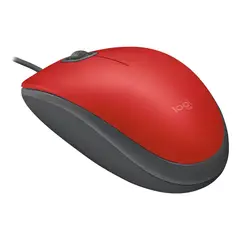 LOGITECH - Mouse Optico M110 Silent Usb Red Color Rojo