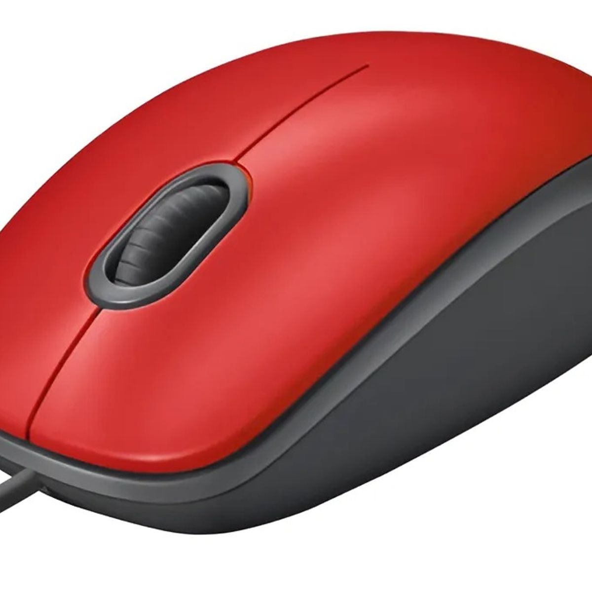 LOGITECH - Mouse Optico Logitech M110 Silent Usb Red Color Rojo