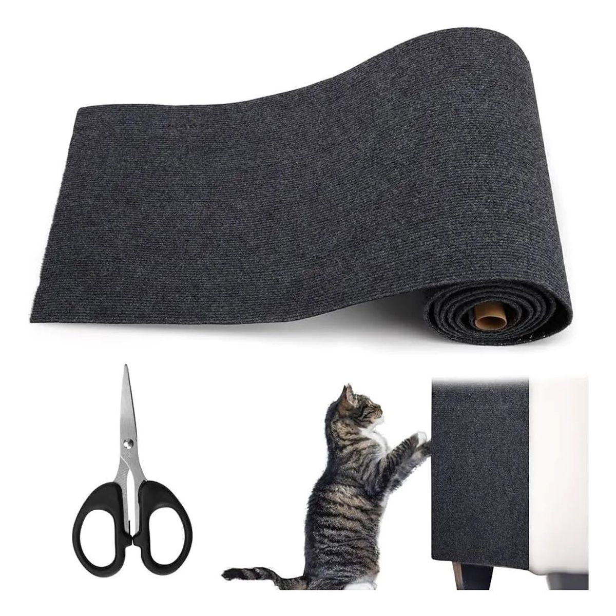 METALFER - Protector De Sofá Adhesivo Rascador Gatos Antiestrés 30x100