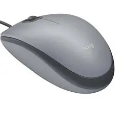 LOGITECH - Mouse M110 Silent Gris Alambrico Color Gris Medio Gris Medio