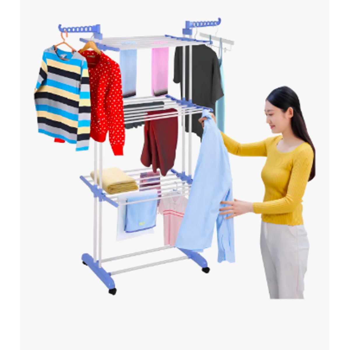 Tendedero Colgador Secador De Ropa Plegable, marca GENERICO - Foto Principal