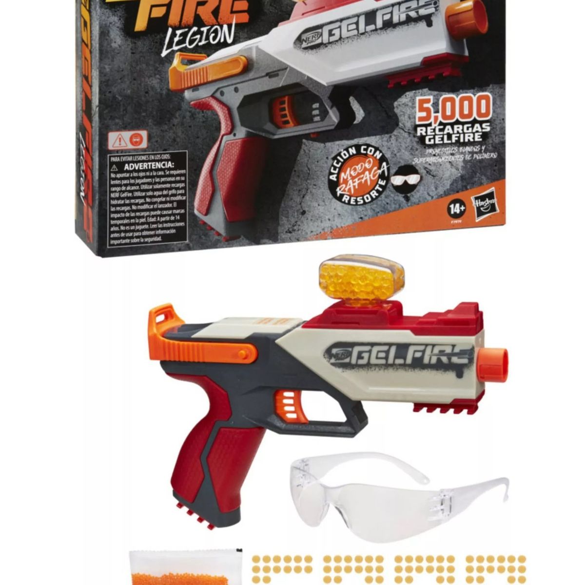 NERF - Nerf Pro Gelfire Legion Blaster 5000 Rondas