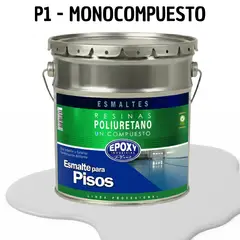 EPOXY - PINTURA ALTO TRAFICO - ESMALTE PISOS CANCHASPU 1K BASE AGUA - TINETA 4G GRIS CLARO