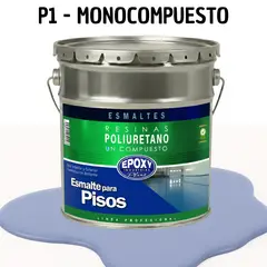 EPOXY - PINTURA ALTO TRAFICO - ESMALTE PISOS CANCHASPU 1K BASE AGUA - TINETA 4G MORADO MODERADO