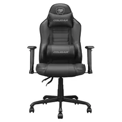 COUGAR GAMING - Silla Gamer Profesional Cougar Fusion S Black Reclinable 130° Color Negro
