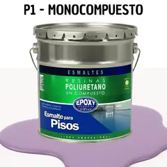 EPOXY - PINTURA ALTO TRAFICO - ESMALTE PISOS CANCHASPU 1K BASE AGUA - TINETA 4G VIOLETA SUAVE