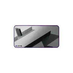 GENERICO - Mousepad Gamer XYZ PULSEPAD Series XXL, 120 x 60cm, Espesor 4mm, Blanco