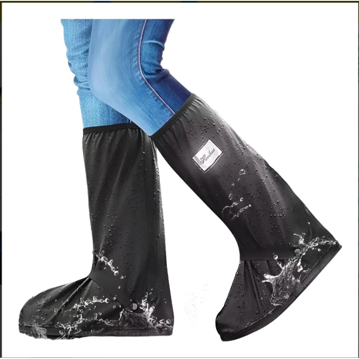 GENERICO - Polaina Impermeable Cubre Botas Lluvia Cubre Zapato