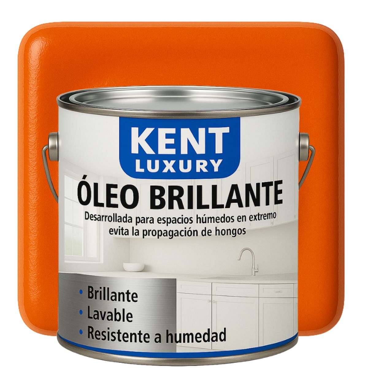 KENT - OLEO BRILLANTE - MULTISUPERFICIES - GALON NARANJA BRILLANTE