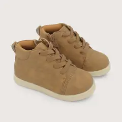 OPALINE - Zapatilla Alta Casual Camel Niño
