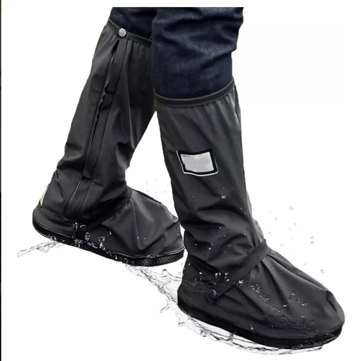 GENERICO - Cubre Calzados Impermeable Zapatillas Botas Moto Deportes