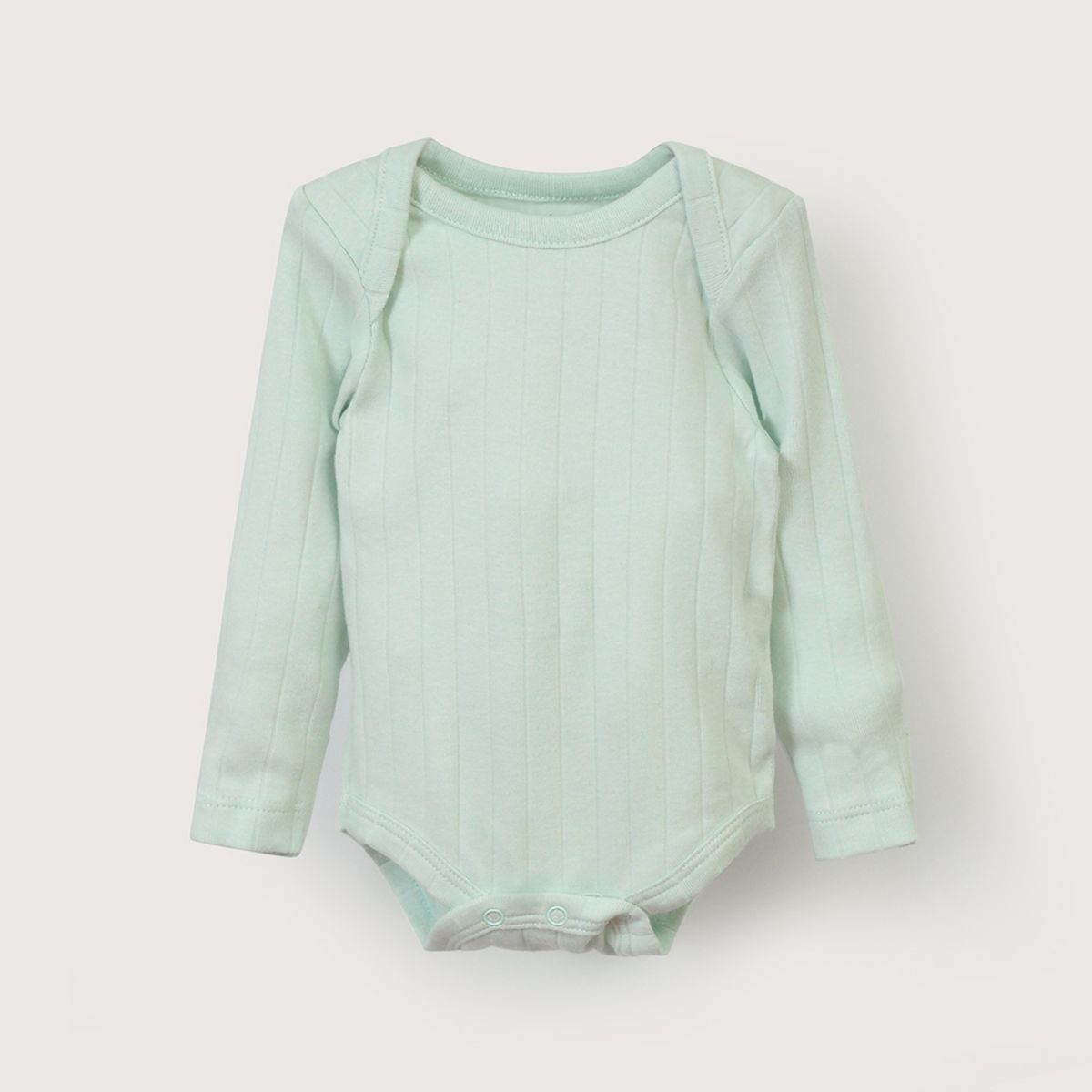 OPALINE - Pack De 2 Bodys Algodón Acanalado Unisex Menta