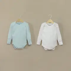OPALINE - Pack De 2 Bodys Algodón Acanalado Niño