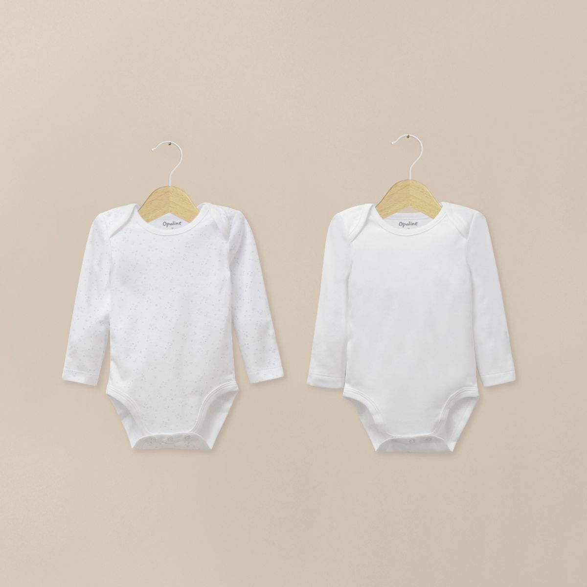 OPALINE - Pack De 2 Bodys Algodón Niño