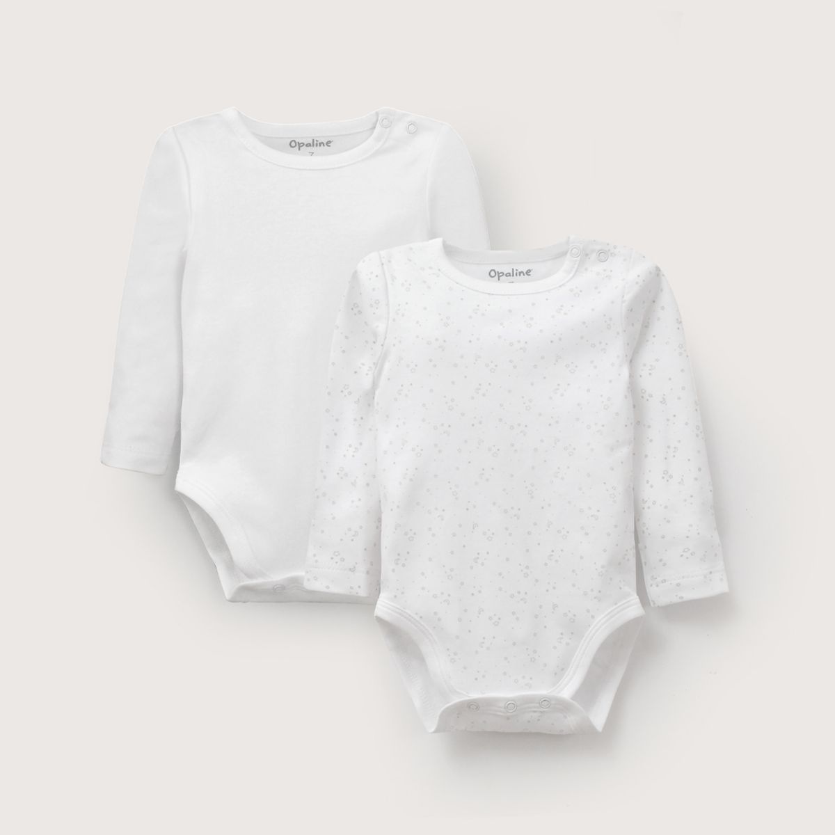 OPALINE - Pack De 2 Bodys Algodón Unisex