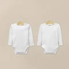 OPALINE - Pack De 2 Bodys Algodón Unisex