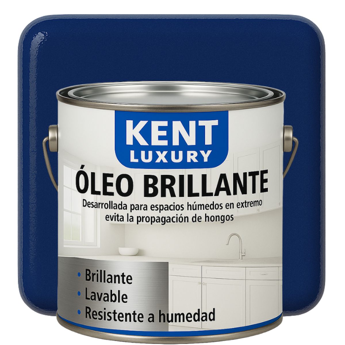 KENT - OLEO BRILLANTE - MULTISUPERFICIES - GALON AZUL COBALTO