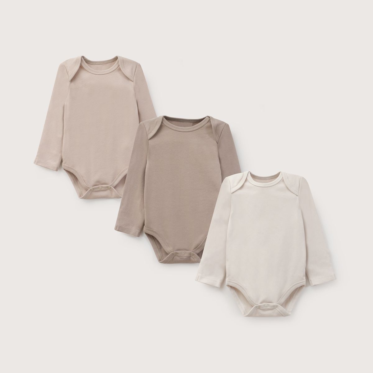 OPALINE - Pack Bodies Bebe Unisex Crema