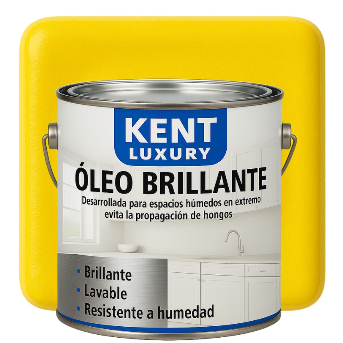 KENT - OLEO BRILLANTE - MULTISUPERFICIES - GALON AMARILLO SOL