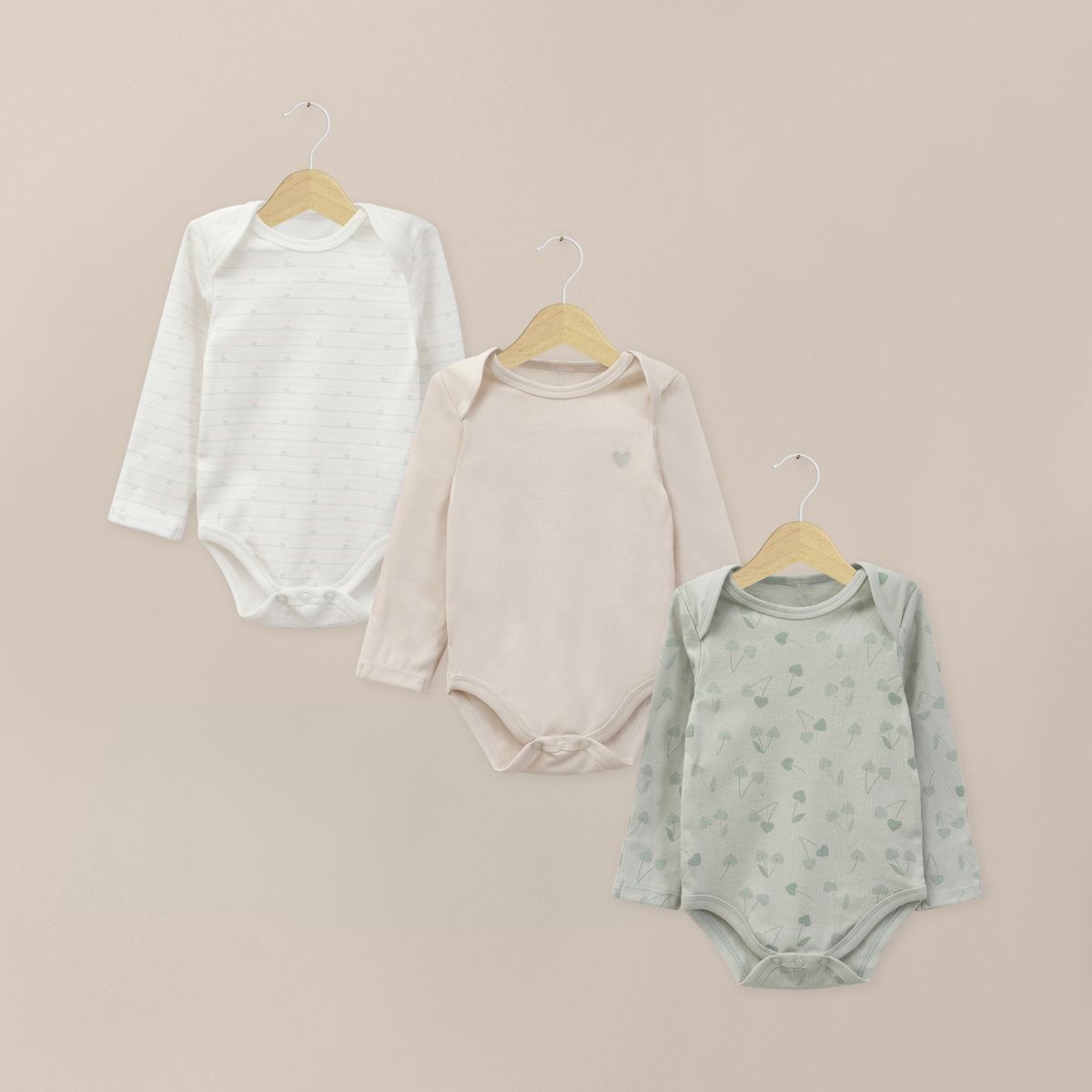 OPALINE - Pack Bodies Bebe Niña Menta