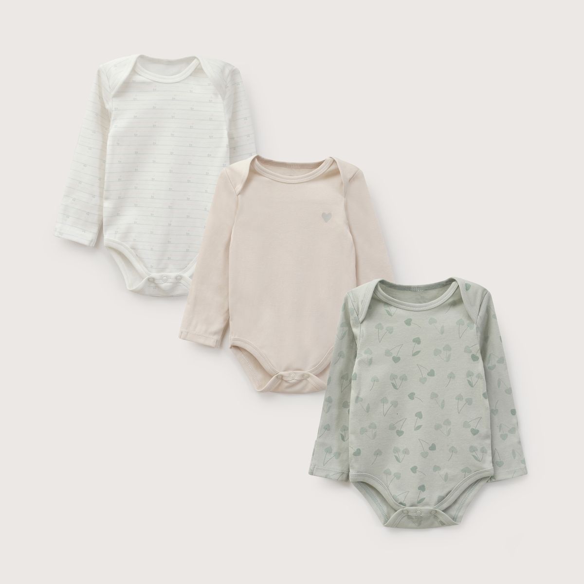 OPALINE - Pack Bodies Bebe Niña Menta