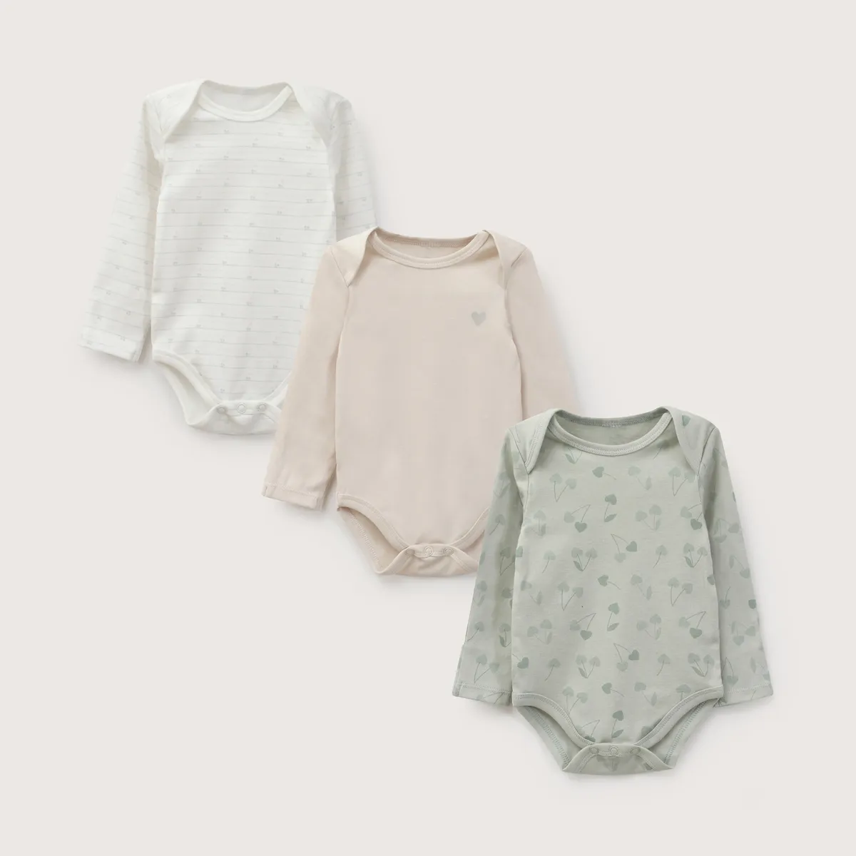OPALINE - Pack Bodies Bebe Niña Menta