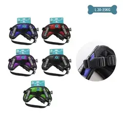 GENERICO - Arnés X2 para mascotas talla L 20-35kg Color Rojo