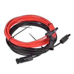NAGASHI - KIT CABLES PANEL SOLAR MC4 5M 12AWG PREMIUM