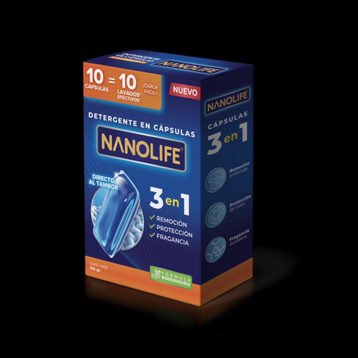 NANOLIFE - Detergente Nanolife Ultraconcentrado - 10 cápsulas