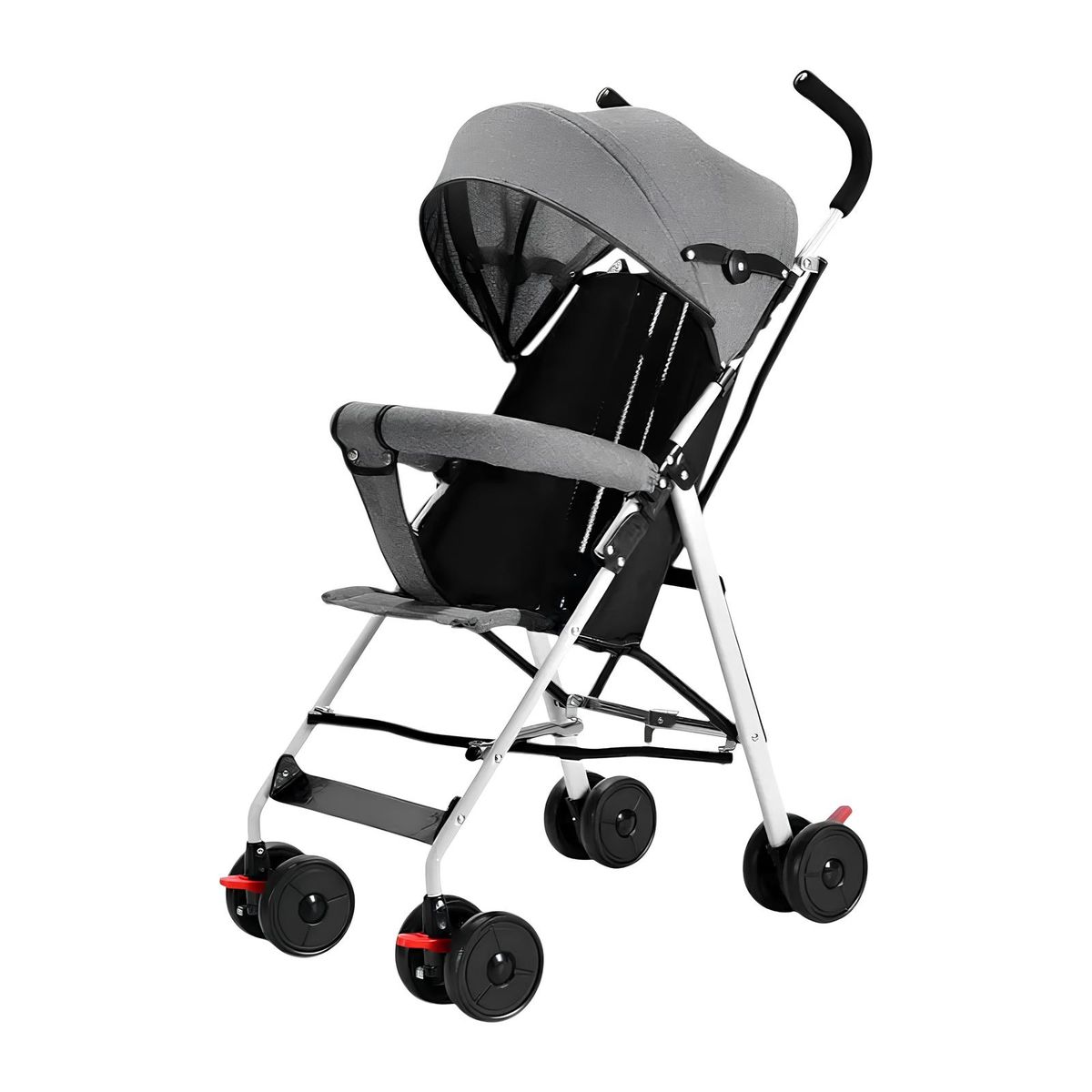 LUBABYCAS - Coche Paragua Con Posa Vaso Swift Gris LuBabycas