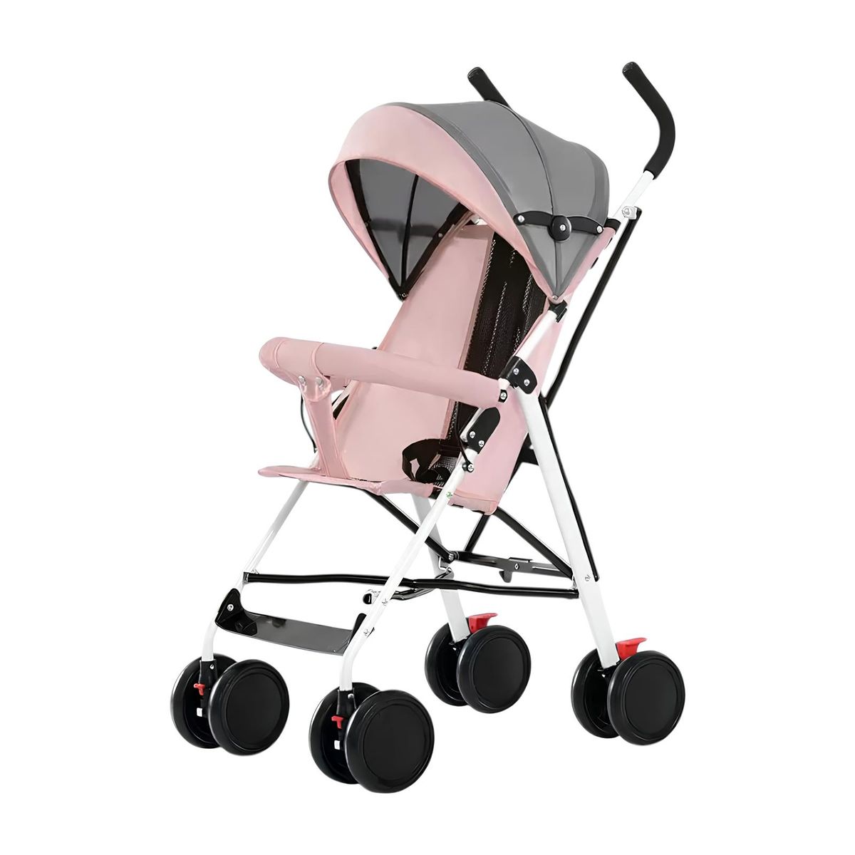 LUBABYCAS - Coche Paragua Con Posa Vaso Swift Rosado LuBabycas