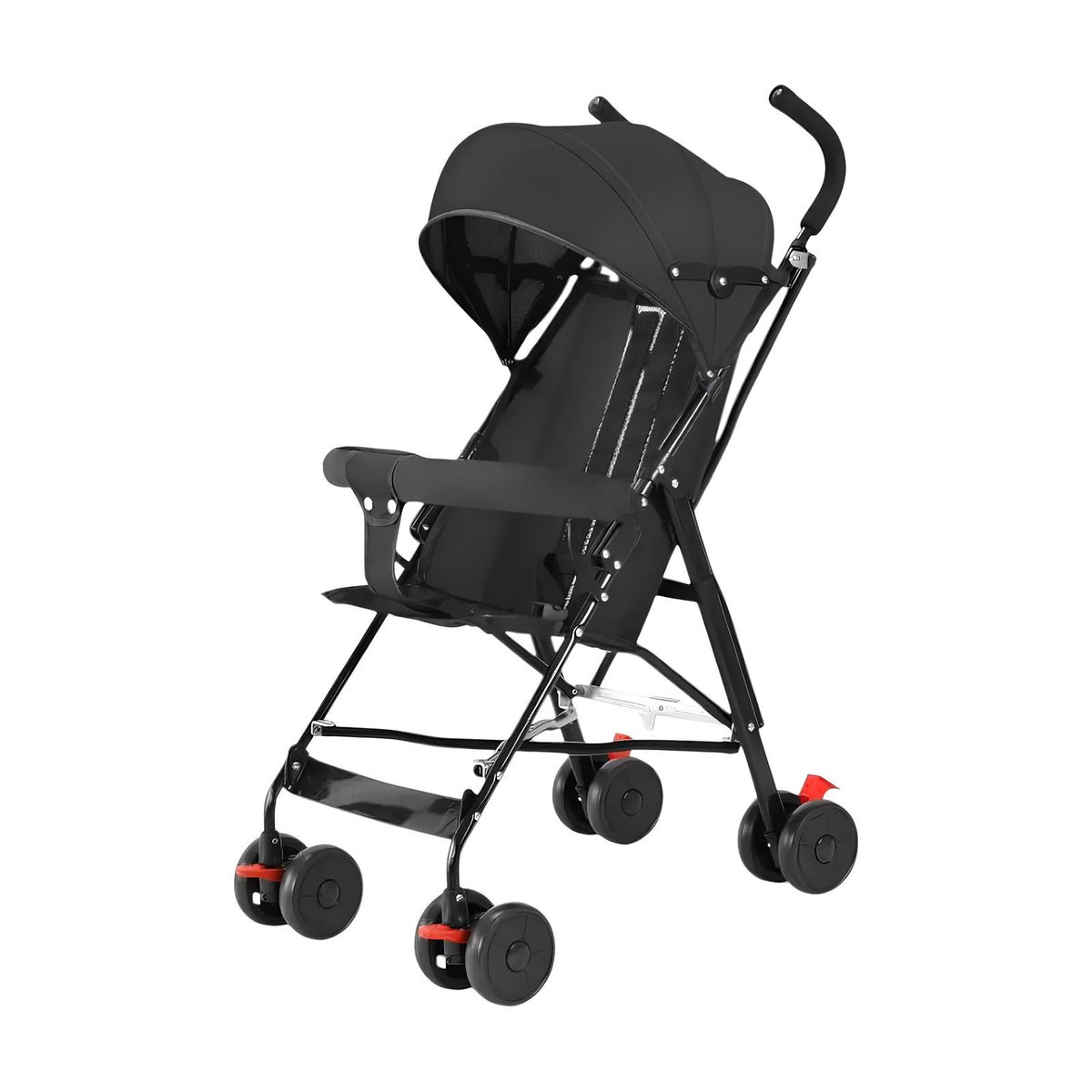 LUBABYCAS - Coche Paragua Con Posa Vaso Swift Negro LuBabycas