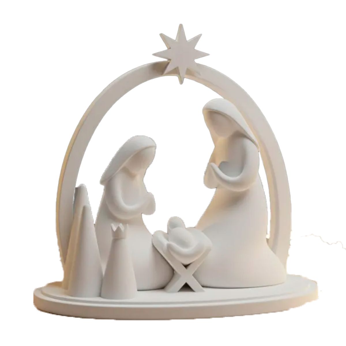 GENERICO - Adorno navidad - Pesebre Minimalista