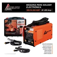 DELTA - Soldadora Electroníca Inverter 200 Amp Marca