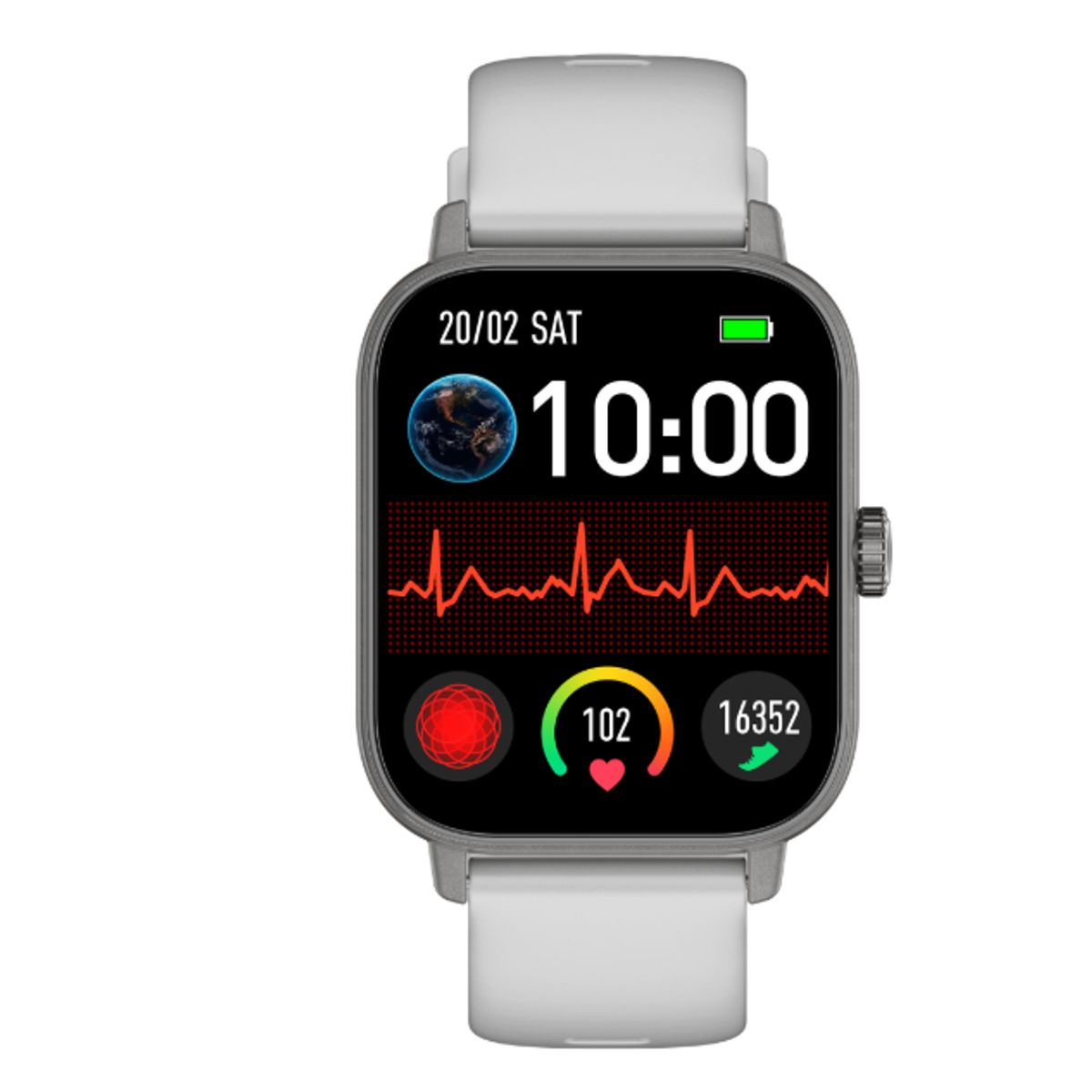 GENERICO - Reloj Inteligente Deportivo Plateado