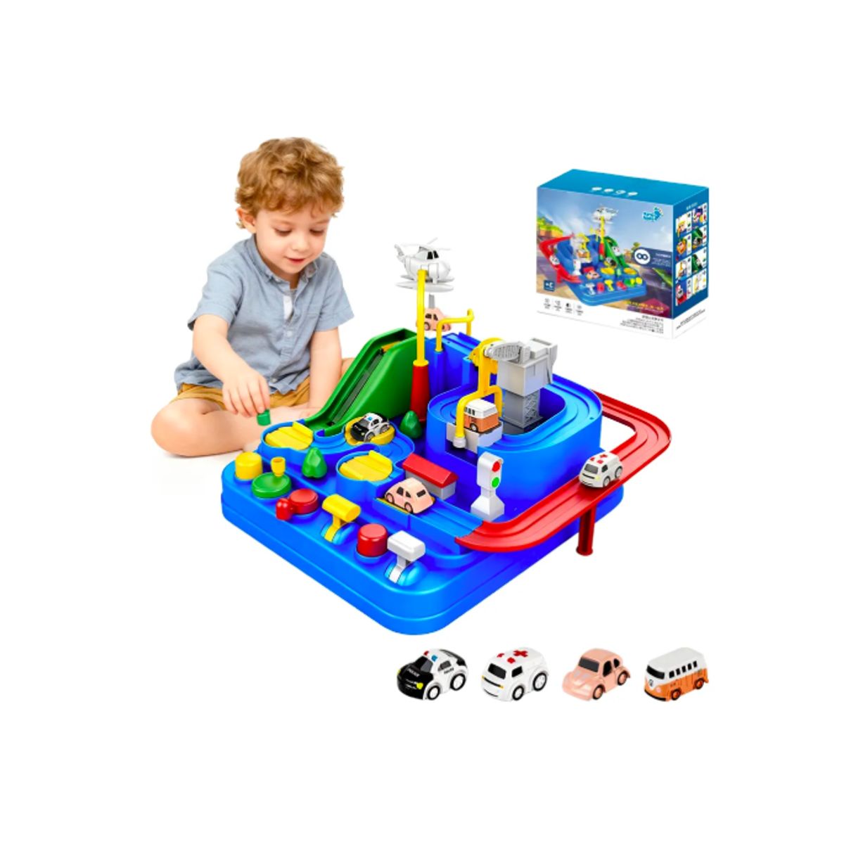 GENERICO - Pista De Autos Interactiva Aventura Juguete Educativo Niños