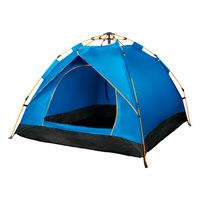 Carpa 3 Personas Impermeable Protección UV y Fácil Armado - Azul