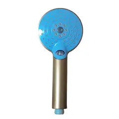 GENERICO - Ducha de Mano Dorada y Azul