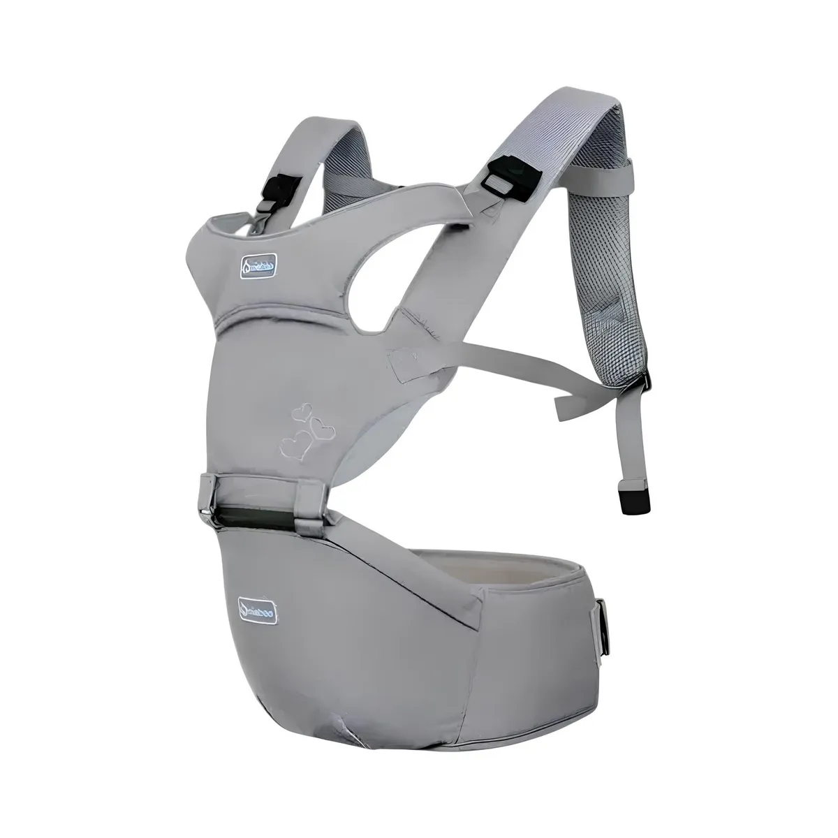 LUBABYCAS - Portabebé Ergonomico 0-3 Años Sonet Gris By Lubabycas
