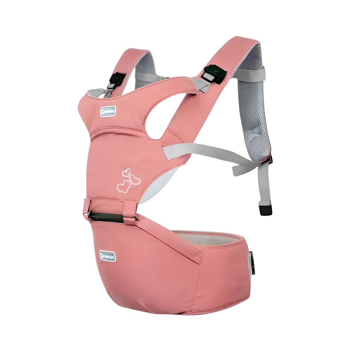 LUBABYCAS - Portabebé Ergonomico 0-3 Años Sonet Rosado By Lubabycas